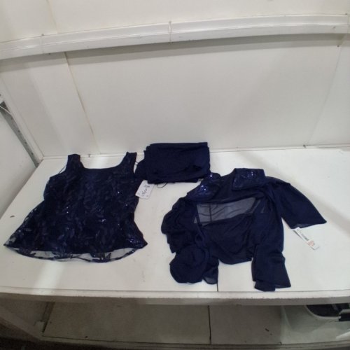 3PC WOMEN'S R&M RICHARDS FORMAL APPAREL SET - 14W - NAVY (STYLE: 42734W) image 3