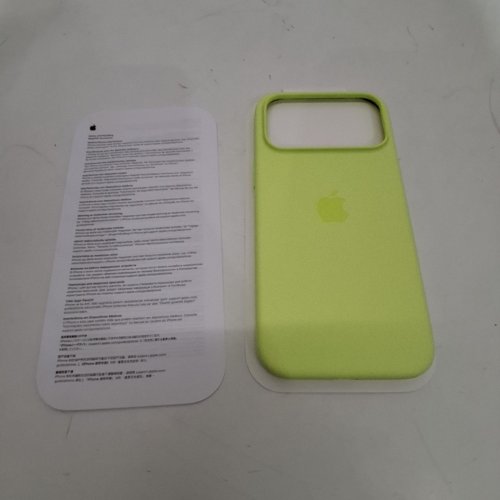APPLE SILICONE CASE WITH MAGSAFE FOR IPHONE 17 PRO MAX - NEON YELLOW (MODEL: A3560) image 2