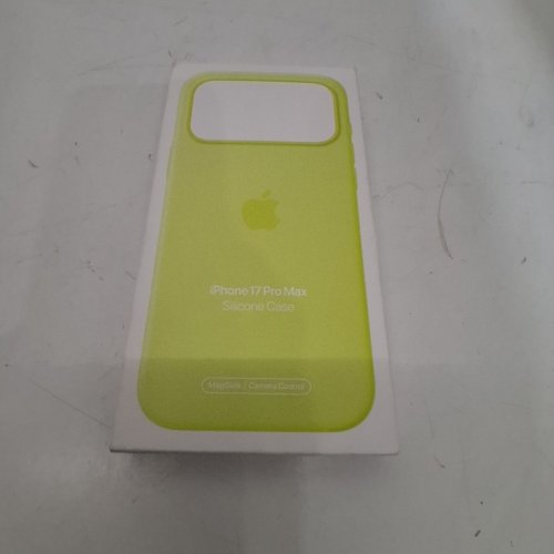 APPLE SILICONE CASE WITH MAGSAFE FOR IPHONE 17 PRO MAX - NEON YELLOW (MODEL: A3560) image 3