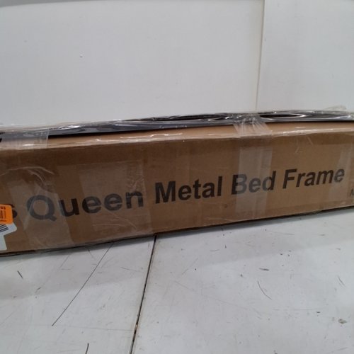 YOMASTER STURDY PLATFORM METAL BED FRAME - 14" - QUEEN - BLACK (MODEL: YC-004-Q) image 6