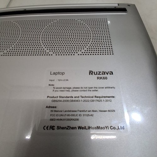 RUZAVA PORTABLE LAPTOP - 15.6" | CELERON N5095 | 8GB RAM | 256GB SSD - SILVER - (MODEL: RK60) image 18