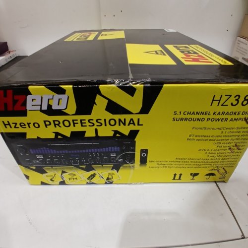 HZERO 5.1 CHANNEL RECEIVER WITH BLUETOOTH STEREO AUDIO AMPLIFIER - BLACK (MODEL: HZ3800) image 3