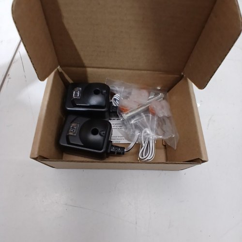 CHAMBERLAIN REPLACEMENT SAFETY SENSORS FOR GARAGE DOOR KIT - BLACK (MODEL: 820CB) image 2