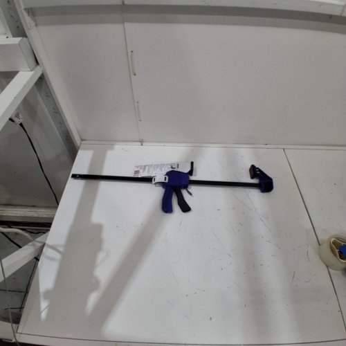 IRWIN QUICK-GRIP ONE-HANDED BAR CLAMP/SPREADER - 24" - 300LB CLAMP FORCE - BLUE/BLACK (MODEL:1964720) image 2
