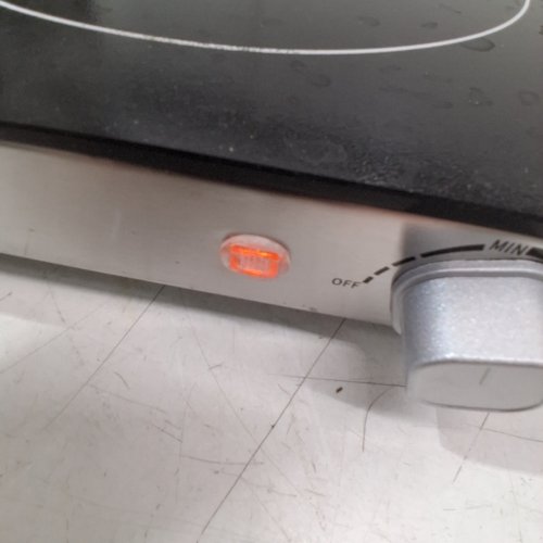 COKLAI SINGLE BURNER INFRARED COOKER - BLACK/SILVER (MODEL: CKIP-09) image 2