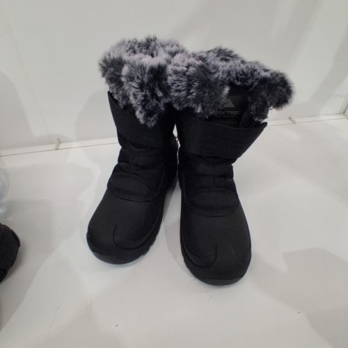 WOMEN'S OZARK TRAIL FUR-TRIMMED WINTER BOOTS - 6 - BLACK (STYLE: 20GLENNAW25) image 5