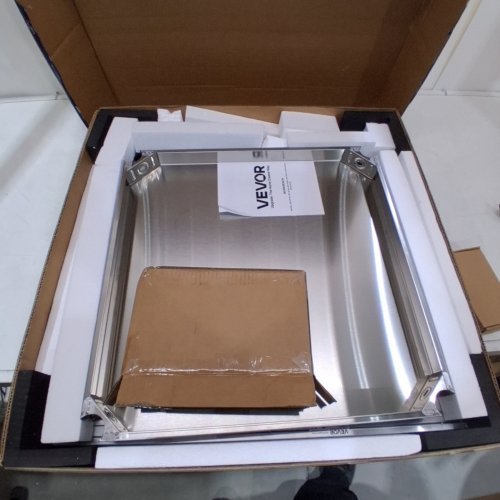 STAINLESS STEEL FOOD PREP WORKTABLE WITH WHEELS - 24" X 24" X 38" - SILVER (MODEL: HETG-24*24) image 4