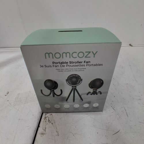 MOMCOZY 8000MAH PORTABLE STROLLER FAN, 27H ULTRA-LONG BATTERY LIFE - 4 SPEED - GREEN image 5