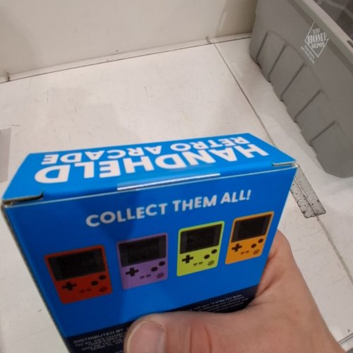 J'ADORE HANDHELD RETRO ARCADE GAME - 100 GAMES - 3.1" X 4.7" - PURPLE (MODEL: 581781) image 4