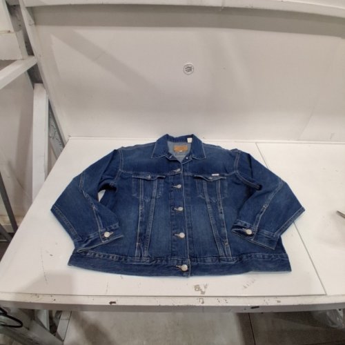 WOMEN'S LEVI'S STRAUSS ORIGINAL TRUCKER JEAN JACKET - XL - BLUE CHARMER image 2