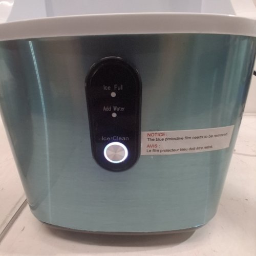 COUNTERTOP ELECTRIC NUGGET ICE CUBE MAKER - MAKES 35 LBS/DAY - STAINLESS STEEL / BLACK (MODEL: IM-15S) image 2