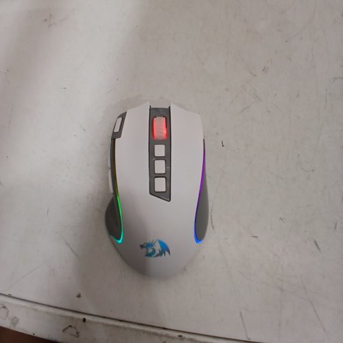 REDRAGON WIRELESS PREDATOR PRO RGB GAMING MOUSE - 8,000 DPI - WHITE & GREY (MODEL: M612WG-RGB-PRO) image 2