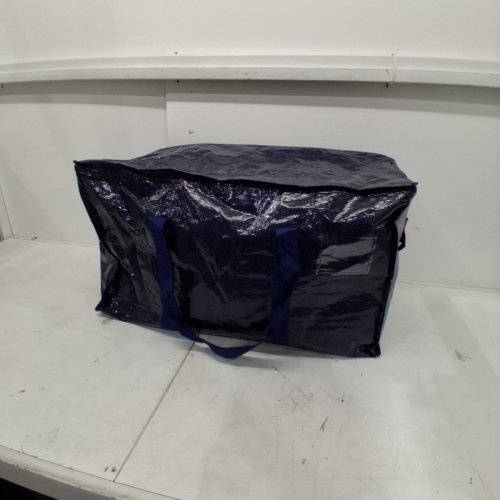 8PC PLASTIC TOTE BAGS - MULTIPLE SIZES - NAVY image 5
