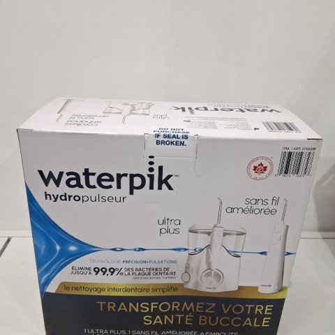 WATERPIK ULTRA PLUS & CORDLESS ENHANCE WATER FLOSSER COMBO PACK - WHITE (MODEL: 2702338) image 2