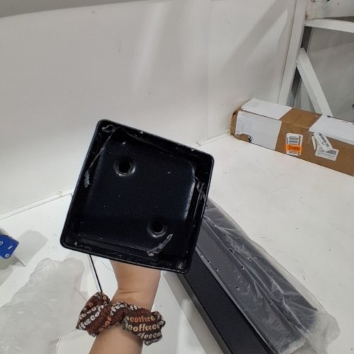4PK QLLY ADJUSTABLE METAL SQUARE DESK LEGS - 24" - BLACK - (MODEL:Q002) image 3
