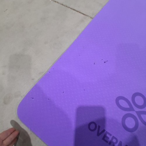 OVERMONT TPE YOGA MAT - 72" X 24" - IRIS PURPLE image 3