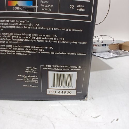 ARTIKA ORACLE 5 PENDANT LIGHT -3000 K - CHROME (MODEL: ORA5L-HD2) image 2