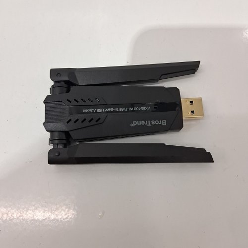 BROSTREND WI-FI 6E TRI-BAND HIGH GAIN USB ADAPTER - BLACK (MODEL: AX8L) image 3