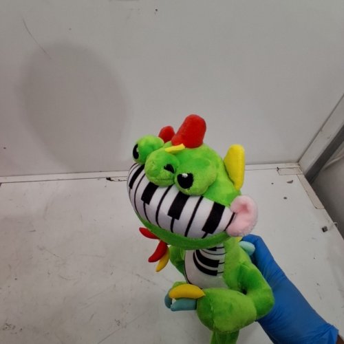 PLUSH PIANOSAURUS GAME TIME NIGHTMARE PIANO DINOSAUR- 19"- GREEN image 3