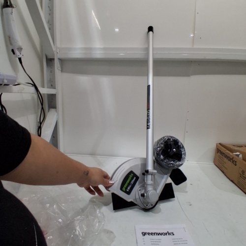 GREENWORKS EDGER ATTACHMENT FOR STRING TRIMMERS - 8" - GREY/BLACK image 2