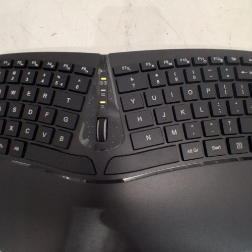 2PC PERIXX WIRELESS MINI ERGONOMIC SPLIT KEYBOARD AND PORTABLE VERTICAL MOUSE - BLACK (MODEL: PERIDUO-605) image 5