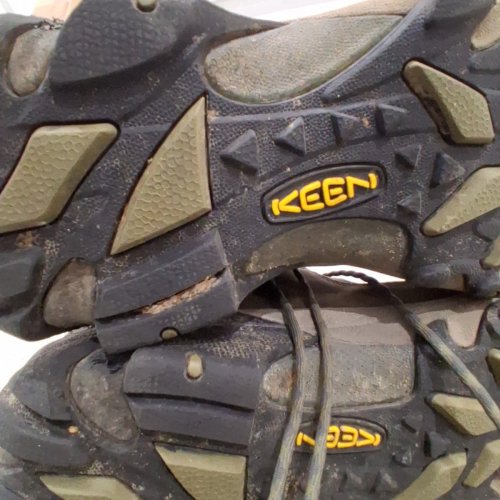 MEN'S KEEN TARGHEE II MID WIDE WP HIKING BOOTS - SIZE 11 - CANTEEN/DARK OLIVE (STYLE: 1018118) image 4