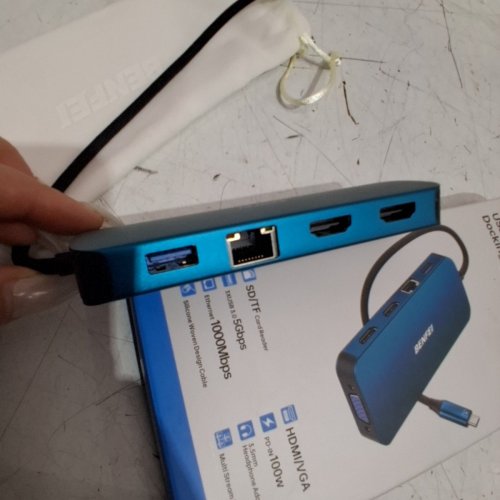 BENFEI USB-C 11-IN-1 MULTIFUNCTIONAL DOCKING STATION - BLUE (MODEL : 000359BLUE) image 4