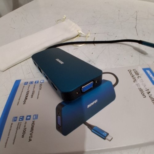 BENFEI USB-C 11-IN-1 MULTIFUNCTIONAL DOCKING STATION - BLUE (MODEL : 000359BLUE) image 5
