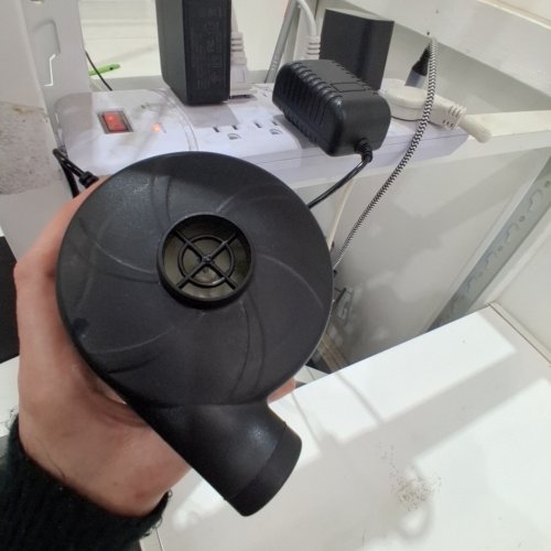 2-WAY ELECTRIC AIR PUMP - BLACK (MODEL: XG-668A) image 2