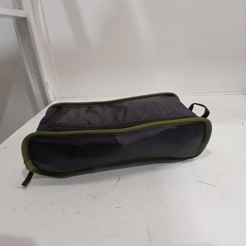 FOLDING PORTABLE OUTDOOR CAMPING CHAIR WITH CARRY BAG - MILITARY GREEN / BLACK image 3