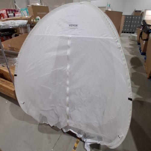 VEVOR PORTABLE POP UP PAINT BOOTH WITH BUILT-IN FLOOR - 60" X 60" X 70" - WHITE (MODEL: TP24012) image 2