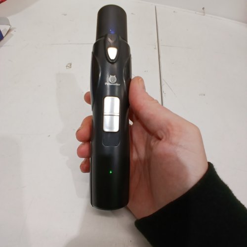 PETSAUNTER DOG NAIL GRINDER WITH LED TIP - BLACK (MODEL: VG999) image 2