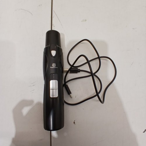 PETSAUNTER DOG NAIL GRINDER WITH LED TIP - BLACK (MODEL: VG999) image 3