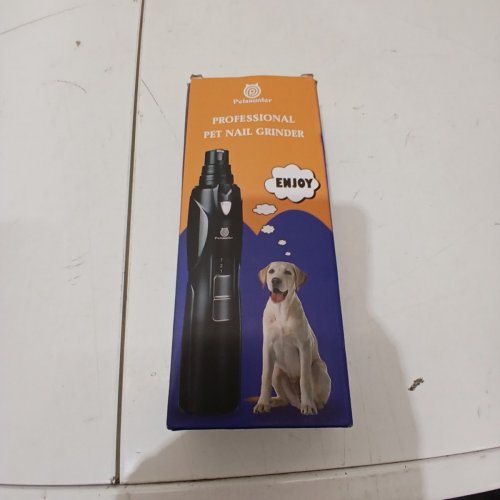 PETSAUNTER DOG NAIL GRINDER WITH LED TIP - BLACK (MODEL: VG999) image 4