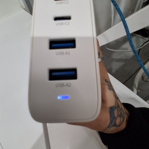 HYPHEN-X 4-PORT USB WALL CHARGER - 100W - WHITE (MODEL: HNT-PC714) image 2