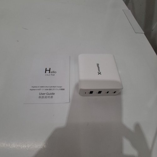HYPHEN-X 4-PORT USB WALL CHARGER - 100W - WHITE (MODEL: HNT-PC714) image 4