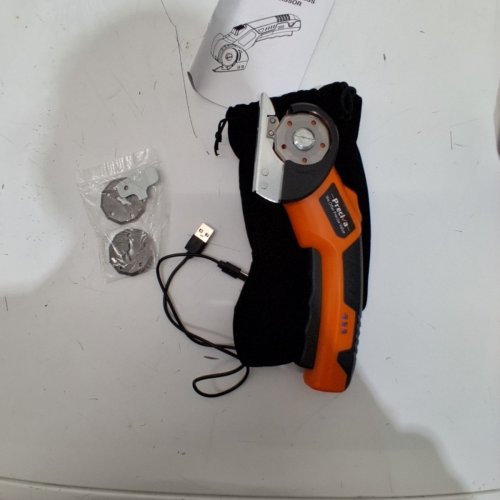 PRECIVA CORDLESS ELECTRIC RECHARGEABLE SCISSORS - 4.0V - ORANGE (MODEL: HJ-011) image 3