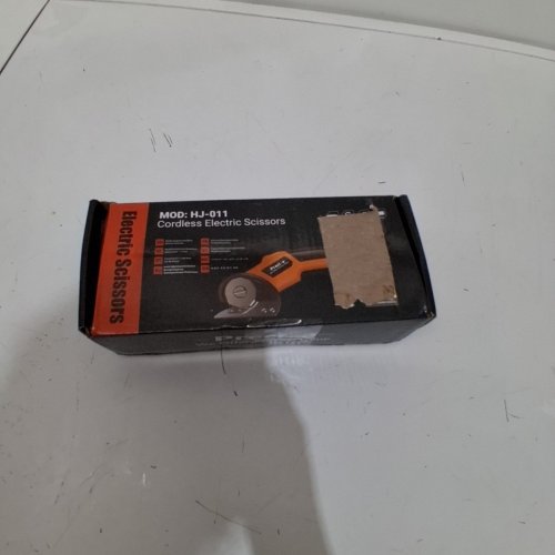 PRECIVA CORDLESS ELECTRIC RECHARGEABLE SCISSORS - 4.0V - ORANGE (MODEL: HJ-011) image 4