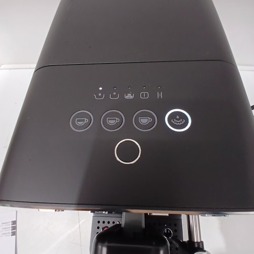 SMEG AUTOMATIC ESPRESSO COFFEE MACHINE WITH BUILT-IN COFFEE GRINDER & STEAM WAND - 8-CUP CAPACITY - FULL BLACK (MODEL: BCC12FBMUS) image 3