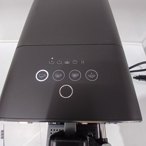 SMEG AUTOMATIC ESPRESSO COFFEE MACHINE WITH BUILT-IN COFFEE GRINDER & STEAM WAND - 8-CUP CAPACITY - FULL BLACK (MODEL: BCC12FBMUS) image 4