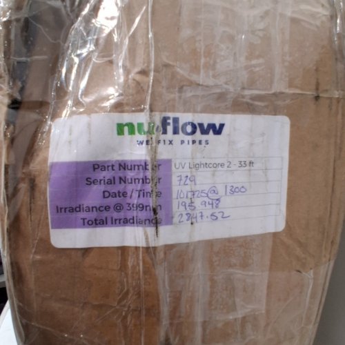 2PK NUFLOW NUCURE CCUV UV LIGHT CORE FOR PIPE CURING/REPAIR - 33FT - (MODEL: 201299233) image 6