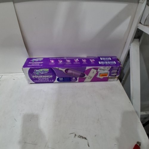 SWIFFER MULTI SURFACE POWER MOP WITH 5 TIMES CLEANING POWER - WHITE/PURPLE image 5