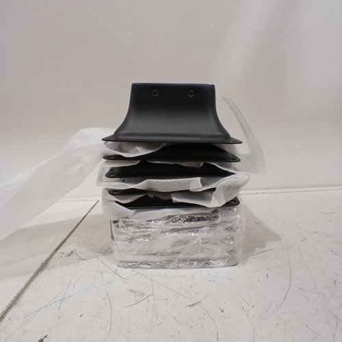 10PK HEAVY DUTY POWDER-COATED STEEL POST BASES - 4"X4" (INNER 3.6" X 3.6") - BLACK (MODEL: TTLZ-4IN-10) image 3