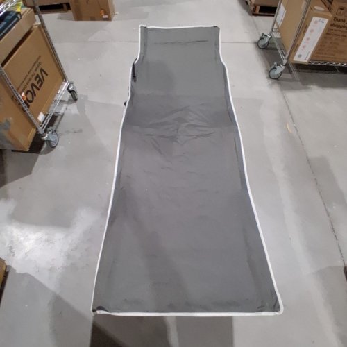 OVERMONT PORTABLE FOLDING EXTRA WIDE CAMPING TENT COT WITH CARRY BAG - 550LBS CAP - 28" X 75" X 21" - GREY (MODEL: CAMP BED-GREY) image 2