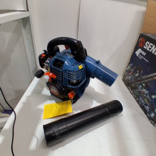 SENIX 4-CYCLE GAS POWERED BLOWER WITH AUTO-CHOKE RELEAWSE- 26.5 CC - BLUE (MODEL: BL40QL-L) image 3