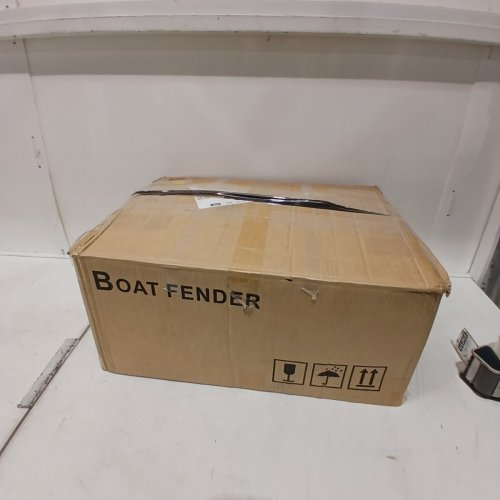 4PK BETTER BOAT INFLATABLE BOAT FENDER WITH LINE - 23" X 6.5" - BLUE image 4