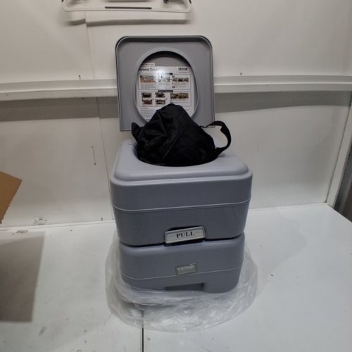 PORTABLE TOILET - 20L - GREY (MODEL: AIR PUMP 20L) image 2