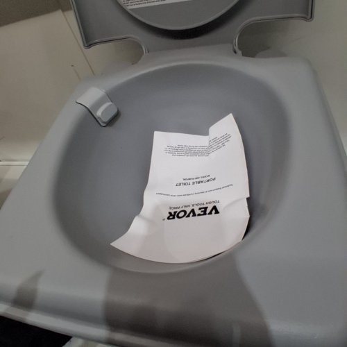 PORTABLE TOILET - 20L - GREY (MODEL: AIR PUMP 20L) image 3
