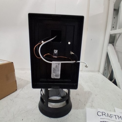 CRAFTMADE WALL LIGHT FIXTURE - 12.75" X 5.75" - 60W - BLACK (MODEL: ZA2304-TB-C) image 5