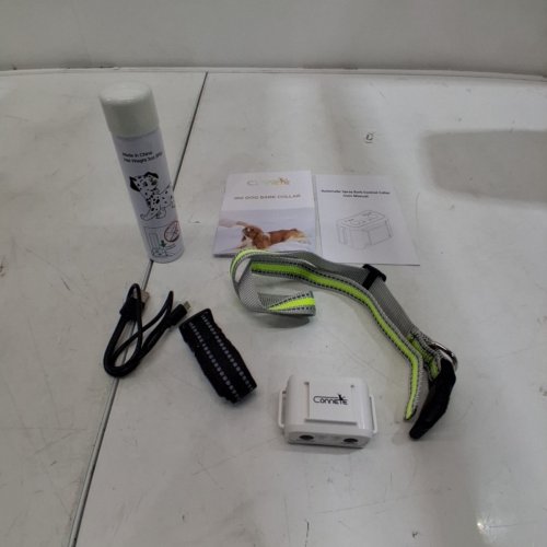 CONNETE AUTO CITRONELLA HUMANE DOG BARKING COLLAR - OSFM - GREY/WHITE/GREEN (MODEL: 002) image 3